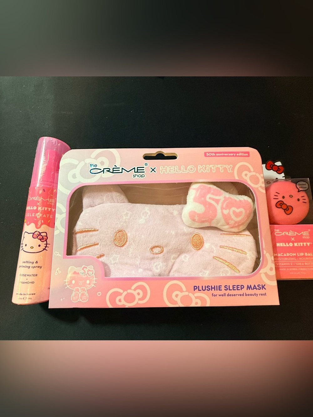 The Crème Shop x Hello Kitty Pink Plushie Gift Set #HK622262-P